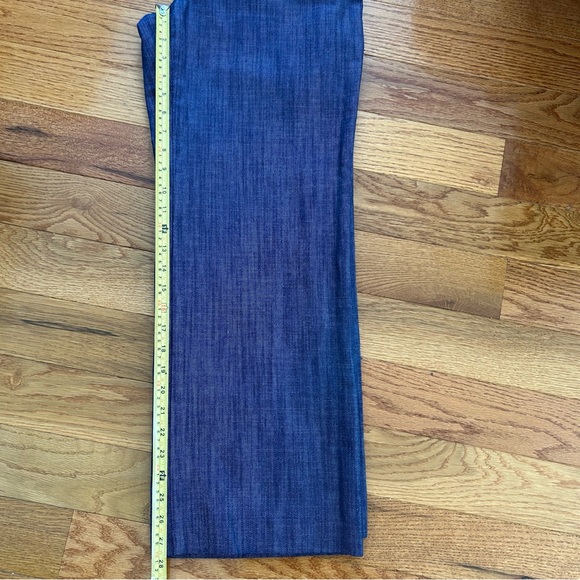 LOFT Button Trim Wide Leg trousers in Refined Denim 4P - Picture 12 of 15